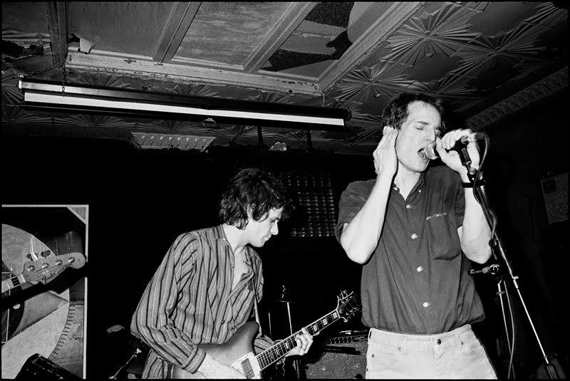 Paul Westerberg (L) with Alex Chilton