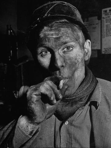 Coalminer smoking
