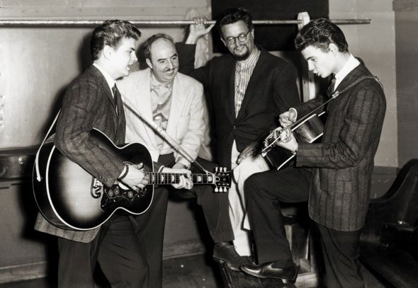 Phil Everly, Wesley Rose, Boudleaux Bryant, Don Everly