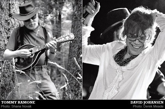 Tommy Ramone and David Johansen